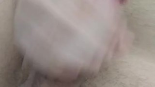 Miniatura de Amateur guy spits on dick and cums hard